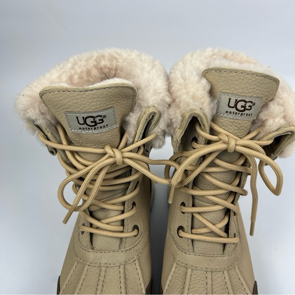 UGG Shoes - New Women’s Ugg Boots 6 Adirondack II Sand Waterproof Snow Boots Shearling Fold